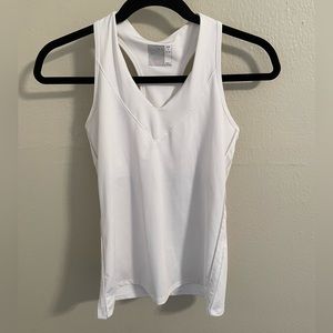 Lucky in Love Small White Tank Top